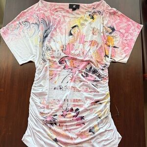 Iz Byer Multicolor Floral Blouse